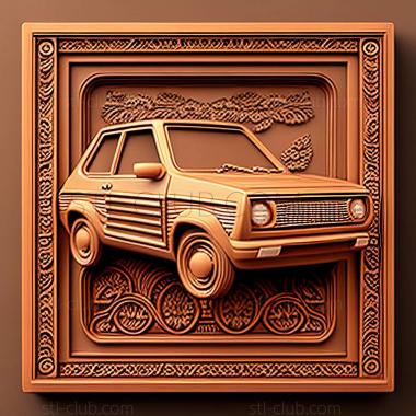 3D мадэль Fiat 127 (STL)